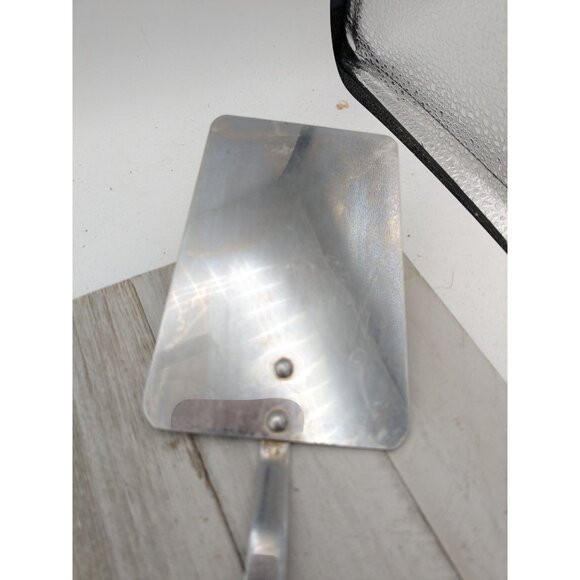 Flint Arrowhead Stainless Steel Long Turner Spatula 13 1/2" Solid Black USA - Picture 2 of 8